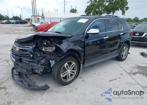 2016 Chevrolet Equinox Ltz z USA, uszkodzony, nr VIN 2GNALDEK6G1165845
